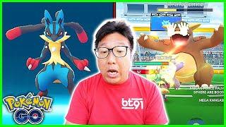 I Used Mega Lucario to Solo Mega Kangaskhan in Pokemon GO