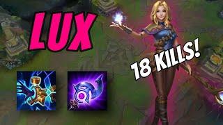 How to Carry with Lux Mid in Low Elo! *Max Burst* (League of Legends)