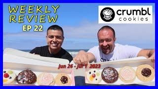 CRUMBL COOKIES WEEKLY REVIEW - EP 22 *ON THE BEACH W/ MICHAEL SUAREZ*