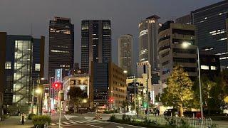 4K Walking Tour  Nagoya, Japan - Evening Relaxing Walk 2024 HDR