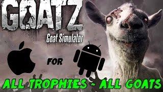 Goat Simulator: GoatZ All Trophies and All Goats for iOS Android | HD