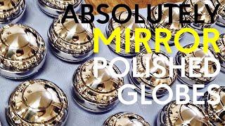 MEZMOGLOBE Mirror- perfectly polished aluminum globes