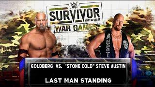 Goldberg VS Stone Cold  Steve Austin WWE Survivor Series Full Match Highlights