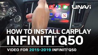 How to Install APPLE CARPLAY  in INFINITI Q50 2015, 2016, 2017, 2018, 2019