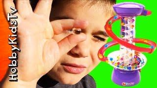 Orbeez Swirl 'n Whirl! Batman + Spiderman Lego Heads Toy Review by HobbyKidsTV