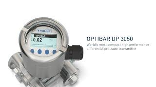 OPTIBAR DP 3050 – Compact high performance differential pressure transmitter | KROHNE