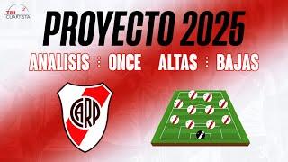 Fichajes RIVER PLATE 2025 || Análisis de plantilla y ONCE