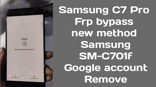 Samsung C7 Pro Frp Bypass ll Samsung C701f Google account Remove