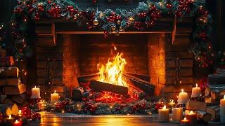 Christmas Fireplace  Crackling Fire for Cozy Christmas [No Music]