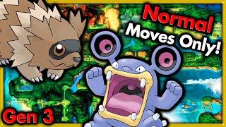 Can I Beat Pokemon Emerald with Only NORMAL MOVES?  Pokemon Challenges ► NO ITEMS IN BATTLE