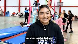 Conoce a Kassandra Neri, tallerista de gimnasia de los Centros Comunitarios.