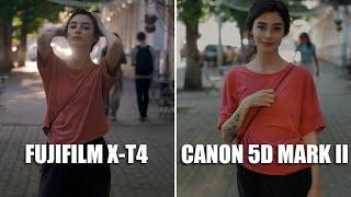 Fujifilm X-T4 vs Canon 5D mark II / Сравнение фото и видео / fuji f-log