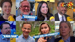 Quiz: Så mycket kan partiledarna om EU – Ebba Busch vägrar