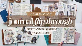 Old Journals Flip Through ️My Journaling Evolution from 2018-2023!