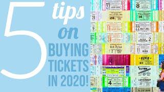 HOW TO BUY TICKETS IN 2020