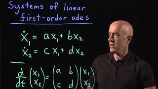 Systems of linear first-order odes | Lecture 39 | Differential Equations for Engineers