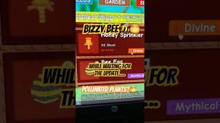 NEW BEE HIVE UPDATE #growagarden #roblox #gardengames #honey #gaming