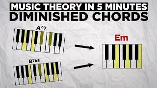 7b5 and DIMINISHED 7th chords: Make modulations EASIER than ever