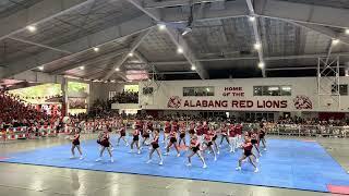 San Beda Alabang pep band and cheer squad 2024 Pista ng Sto. Niño