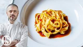 Tagliatelle in a Michelin restaurant in Turin with Matteo Baronetto - Del Cambio*