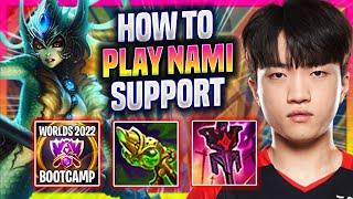 LEARN HOW TO PLAY NAMI SUPPORT LIKE A PRO! - T1 Keria Plays Nami Support vs Yuumi! | Season 2022