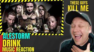 Alestorm " DRINK " [ Reaction ] | UK REACTOR |