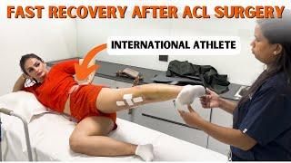 International Athlete की #ACL Surgery with Internal Brace के बाद Fast Recovery #acltreatment