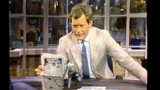 Late Night with David Letterman  May 3 1984 - May 14th 1986