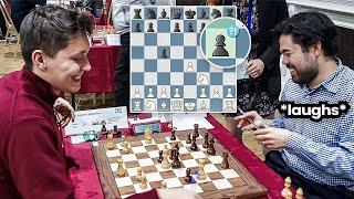 Why did Hikaru & Esipenko Laugh after the Game? | FIDE Grand Swiss 2023