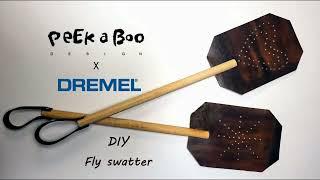 DIY-flyswatter made from recycled materials by Peekaboodesign.dk Lav din egen fluesmækker af genbrug