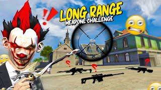 Only Long Range Weapon Challenge  Op 1 Vs 4 Gameplay  Free Fire