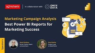 Best Power BI Reports of Marketing Campaign Analysis | Webinar with ZoomCharts and OnyxData