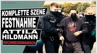 Schweigemarsch Berlin | Festnahme vom Vegan Koch Attila Hildmann | Komplett | 10.10.2020