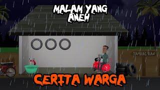 #CeritaWarga - Malam Pertama Buka Tambal Ban Malah Ada Hal aneh | Animasi Horor | Cerita Misteri