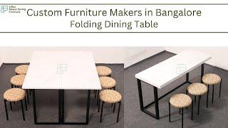 Folding Dining Table in Bangalore | Space Saving and Multifunctional Furniture