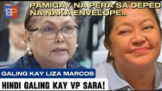 BISTADO! Pamigay na pera sa DepEd na naka envelope galing pala kay Liza Marcos, hindi kay VP Sara.