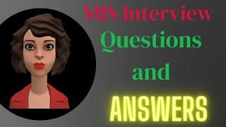 MIS interview Questions and Answers #interview #upgradingway #interviewquestionsandanswer #MIS