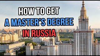 How to apply for a Master of Science degree in Russia | Is it possible when you are older 40s