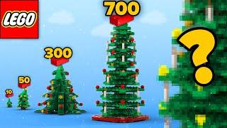 ÁRBOL DE NAVIDAD LEGO De 1 a 600.000 piezas | Comparación