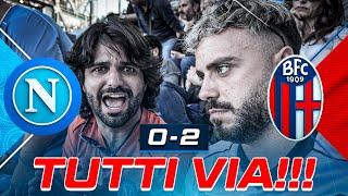  TUTTI VIA!!! NAPOLI 0-2 BOLOGNA | LIVE REACTION NAPOLETANI AL MARADONA HD