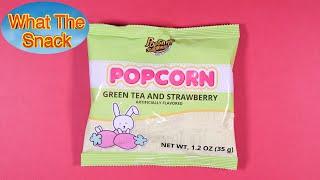 PopSmile Green Tea & Strawberry Popcorn