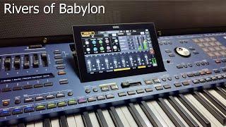 KORG Pa5X Musikant - Rivers of Babylon (Boney M), cover, factory style "Babylon River"