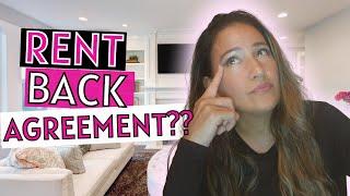 Rent Back Agreement | Sell House And Rent Back Option - What Is It For?