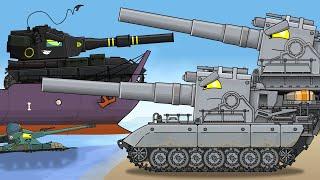 Large caliber monsters. Cartoons about tanks