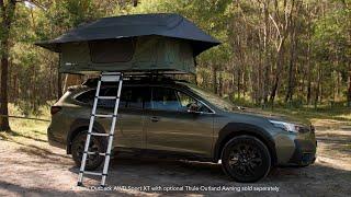 How-to accessories video | Subaru Outback AWD Sport XT & the Thule FootHill Roof Top Tent