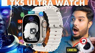 TK5 5G Ultra Smart Watch Sim Supported Android Watch4GB RAM 64GB ROMPowerful Smart Watch On Earth