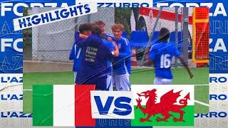 Highlights: Italia-Galles 4-0 | Under 17 | Qualificazione Campionato Europeo