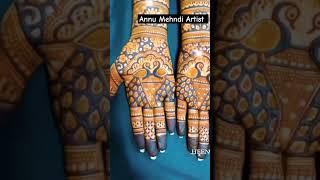 Annu Mehndi Artist henna#mehndihennaartist#peacock#hennaartist #shortsvide#mehndihennaartist