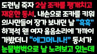 (신청사연) 도련님 죽자 동서 재혼하며 버린 2살 조카 의사만들어 장가 보내던 날 하객석 웬 여자의 울음에 가봤더니 동서가 날 노려보는데/감동사연/사이다사연/라디오드라마/사연라디오