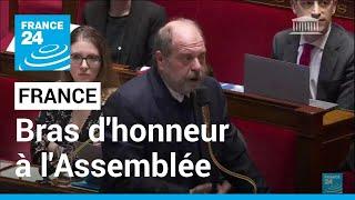 France : tollé à l'Assemblée après des bras d'honneur du garde des Sceaux à un député LR